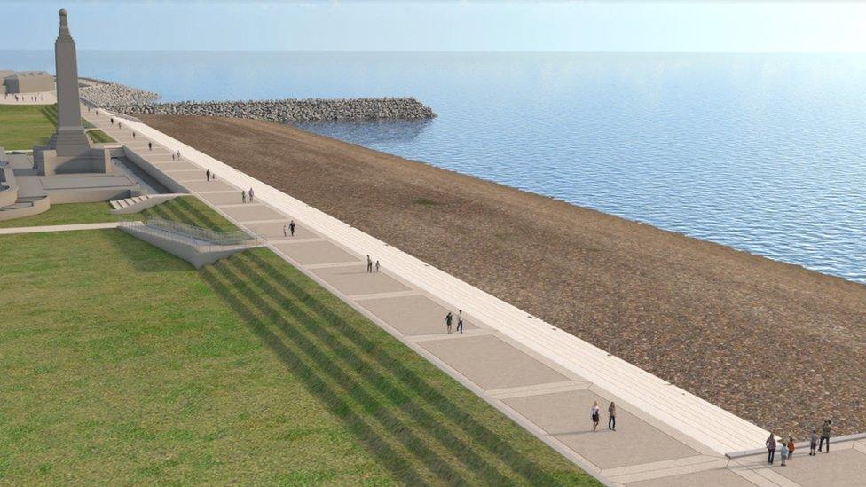 An artist's impression of Southsea Common