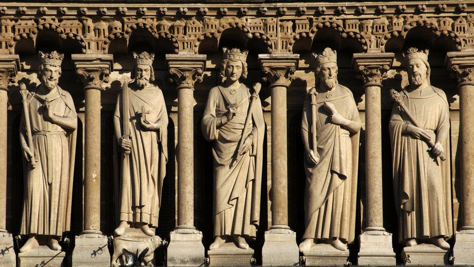 Gallery of Kings at Notre Dame