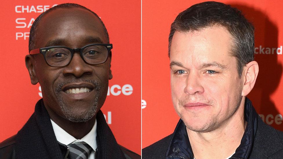 Don Cheadle and Matt Damon