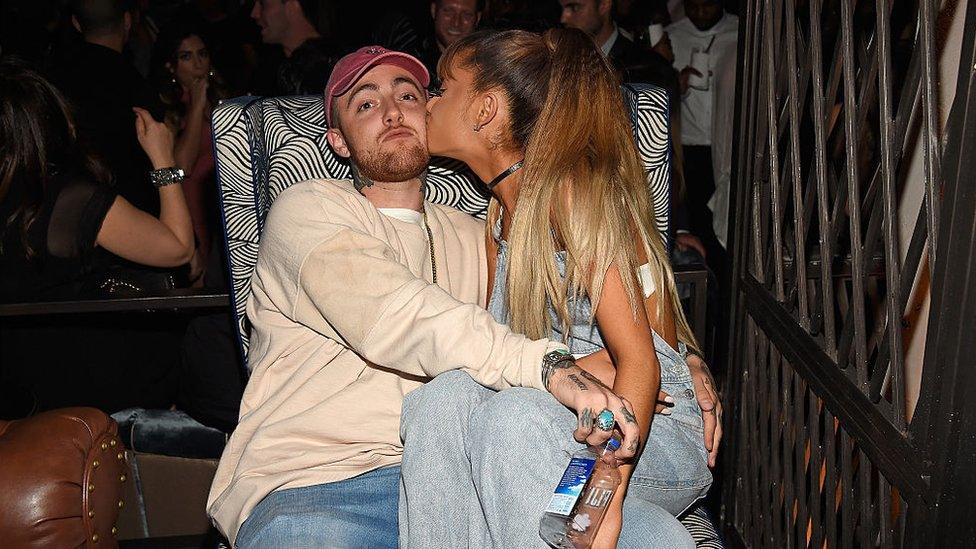 Ariana Grande and Mac Miller