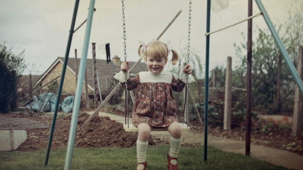 Dawn McLean as child