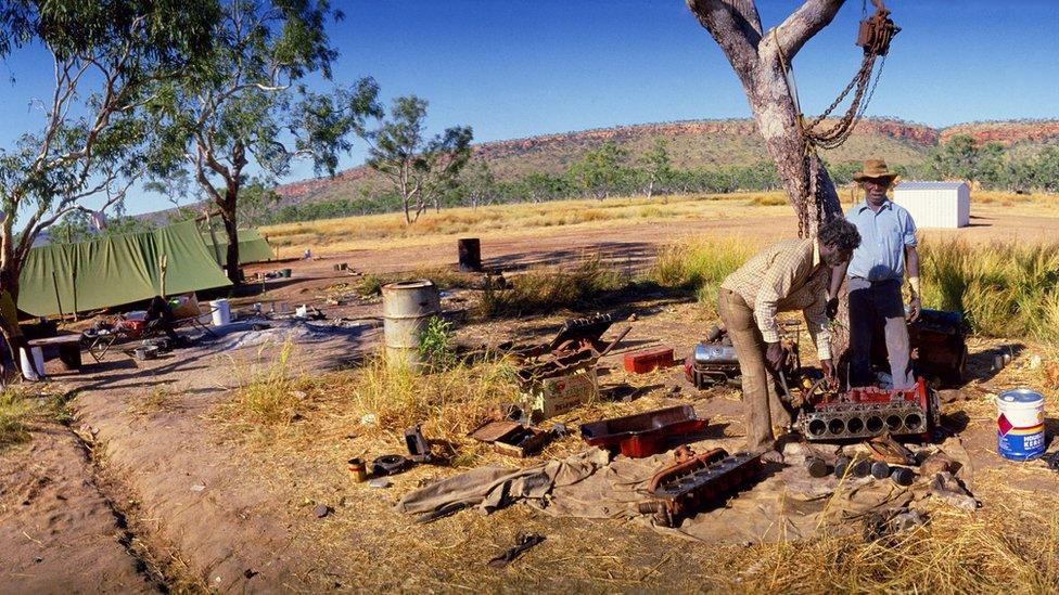 Bush mechanics at work in the Kimberly