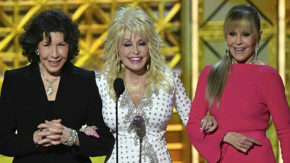 Lily Tomlin, Dolly Parton and Jane Fonda