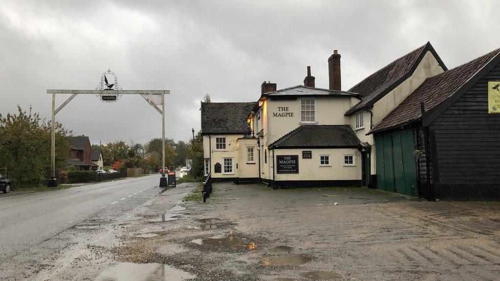 The Magpie pub, Stonham