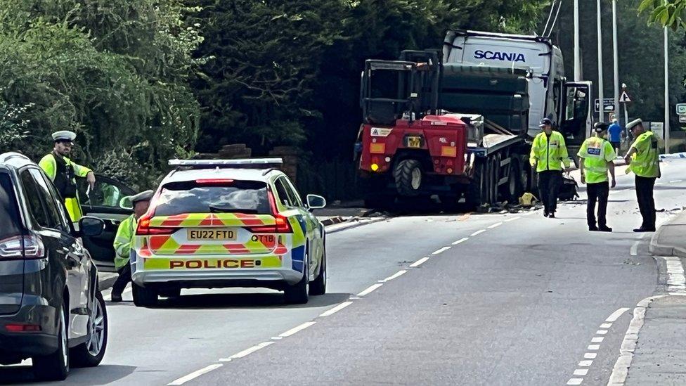 Crash on A120 in Essex