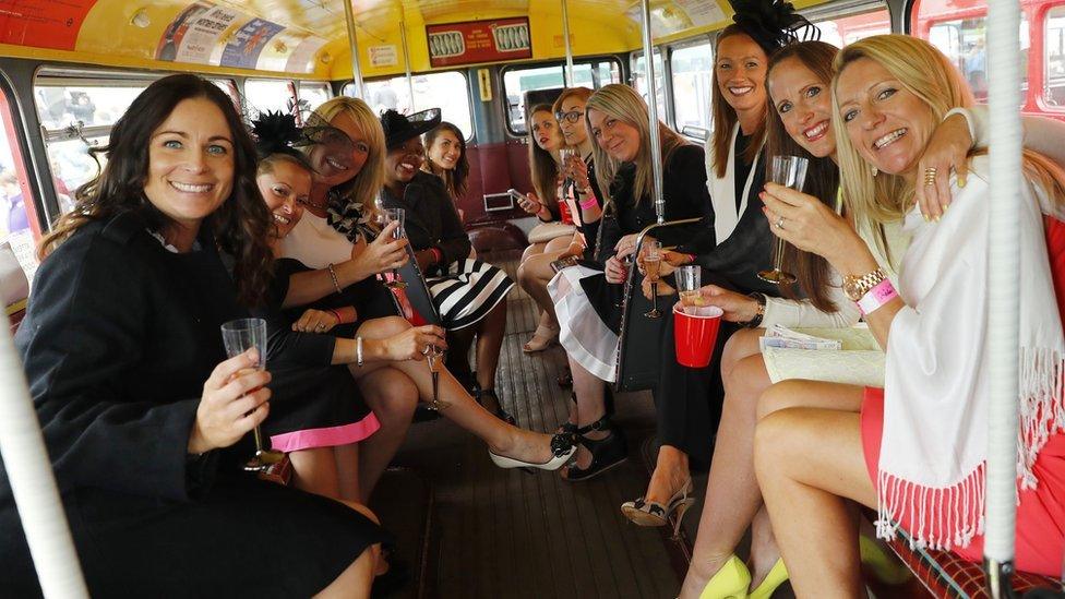 Ladies Day during the 2016 Investec Epsom Derby Festival at Epsom Racecourse