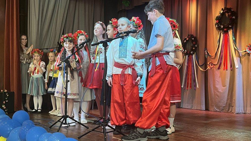 Children on stage