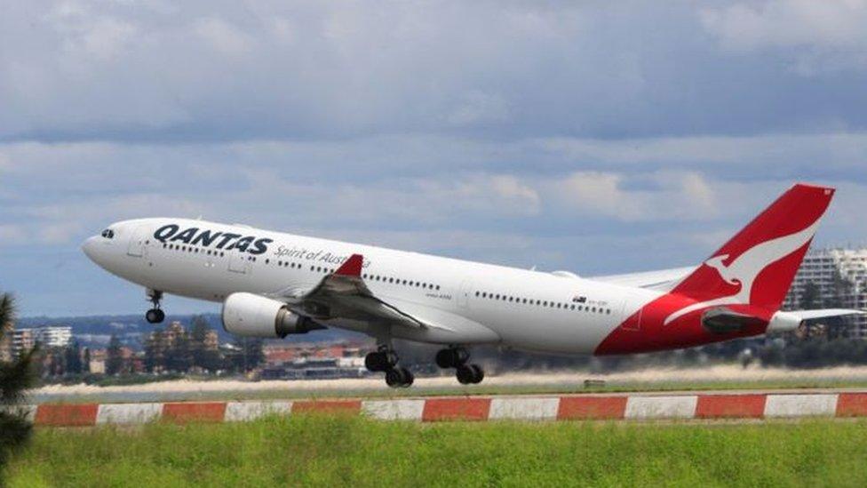 Qantas plane