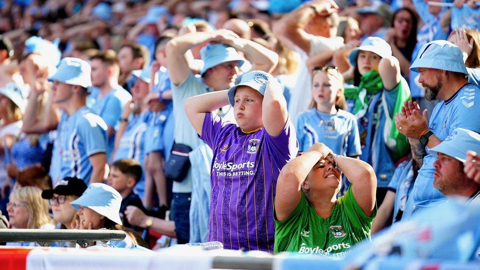 Coventry fans at Wembley