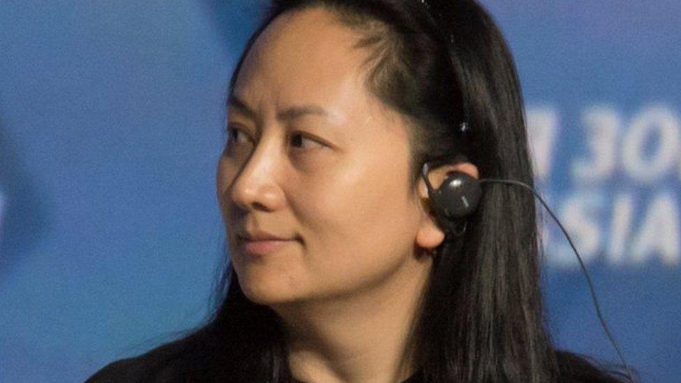 Huawei executive Meng Wanzhou attends the VTB Capital Investment Forum "Russia Calling!" in Moscow in 2014