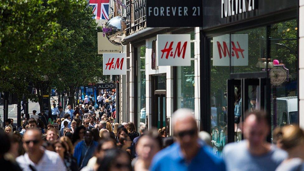 Oxford Street shoppers