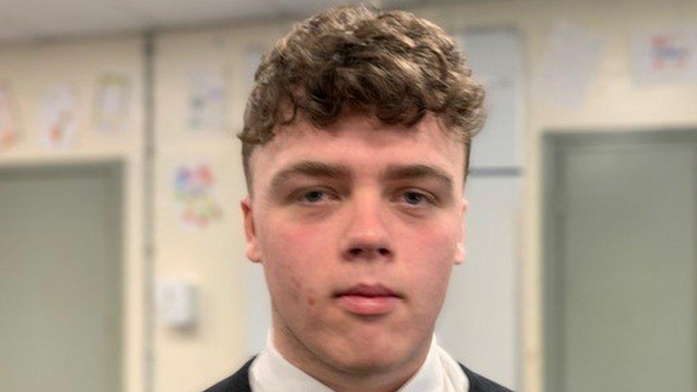 Sixth former Rhys said he dropped back to Year 12 because of the disruption