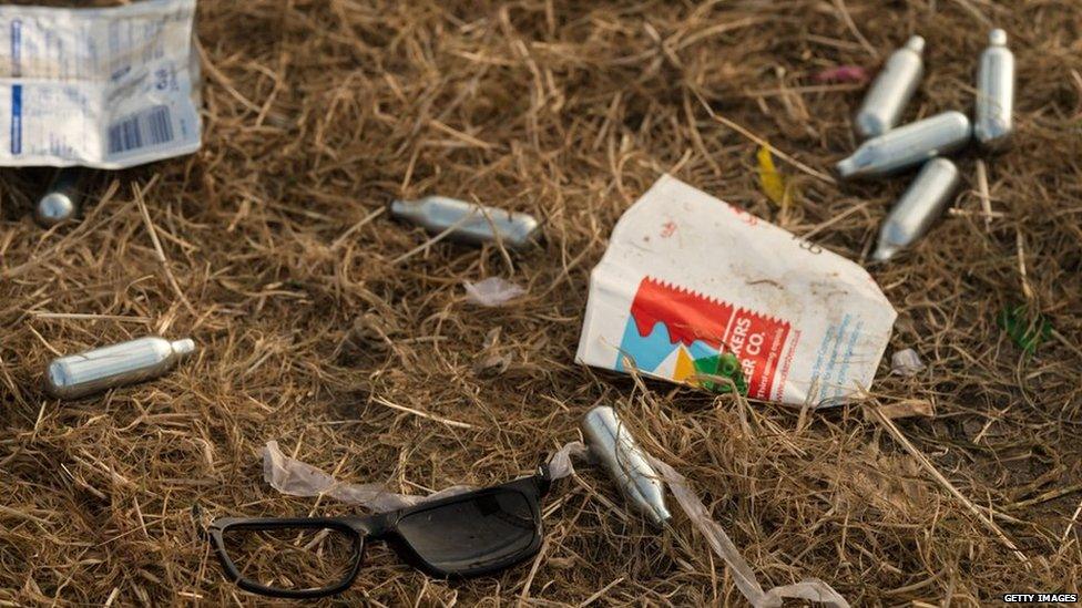 Glastonbury rubbish