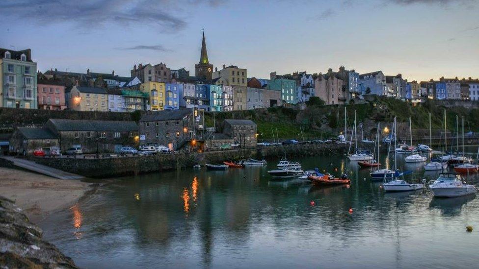 Tenby harbour, as taken by Mandy Llewellyn