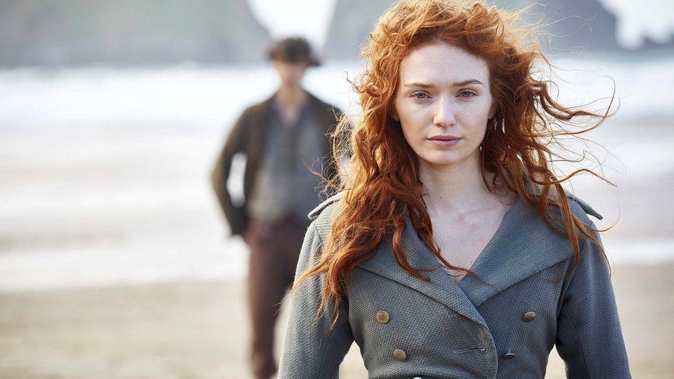 Actress Eleanor Tomlinson plays Demelza Poldark in the BBC's Poldark