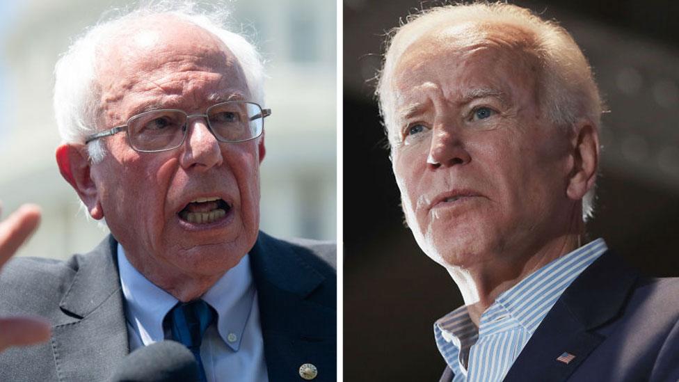 Sanders and Biden