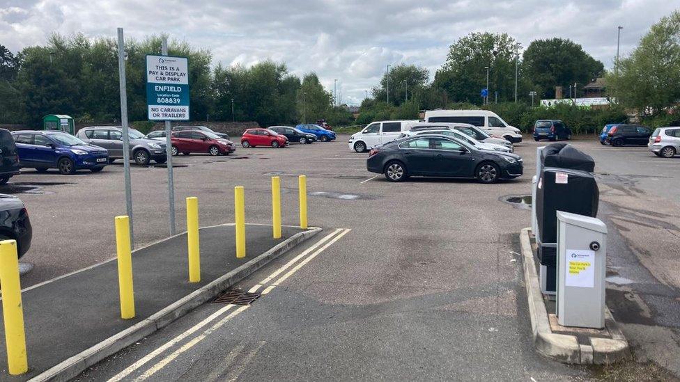 Car park with no barriers