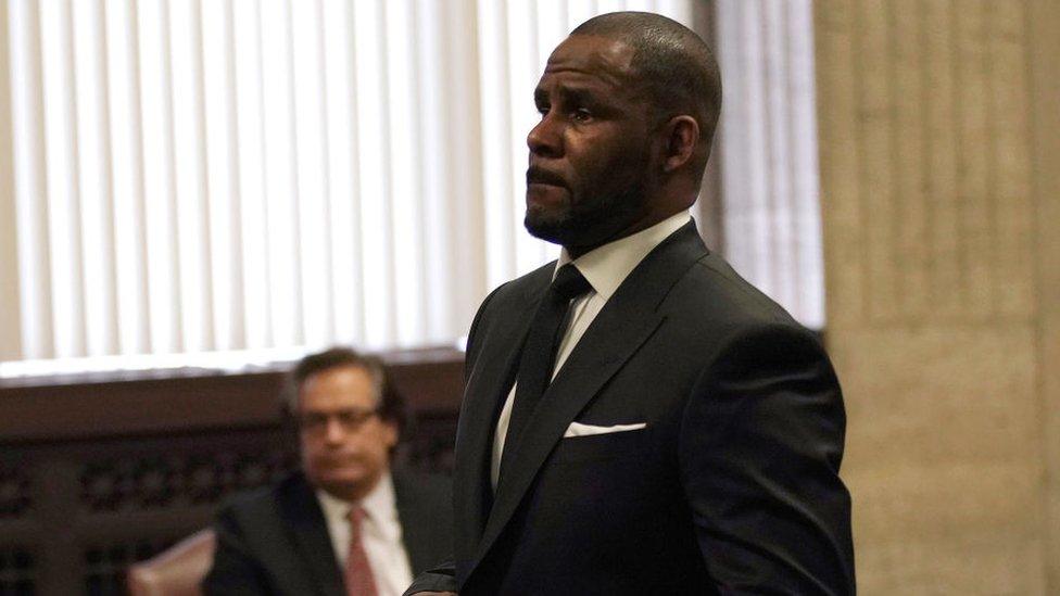 R Kelly in court in March