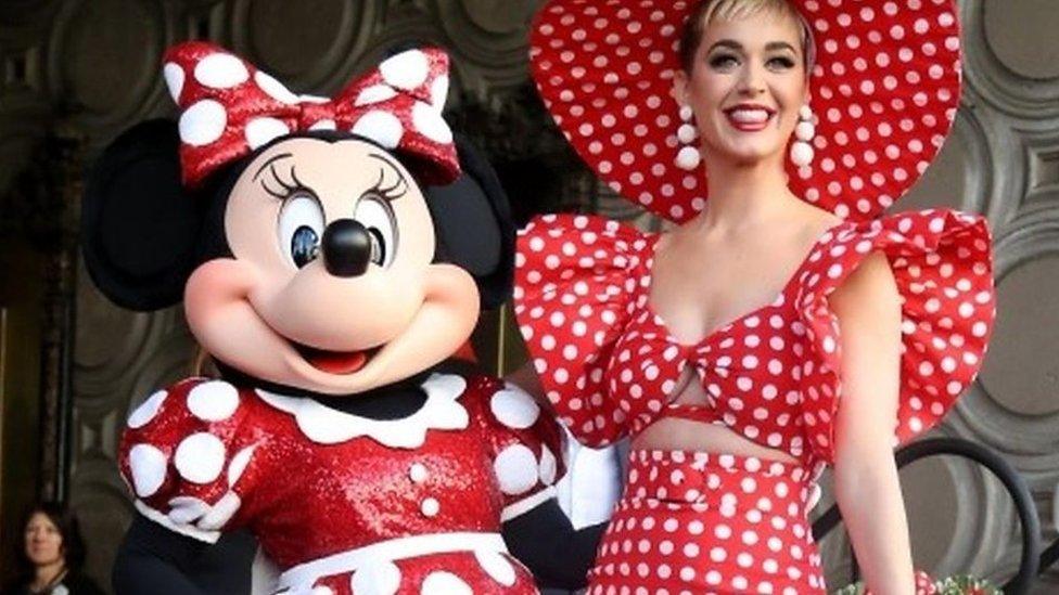 Minnie Mouse and Katy Perry