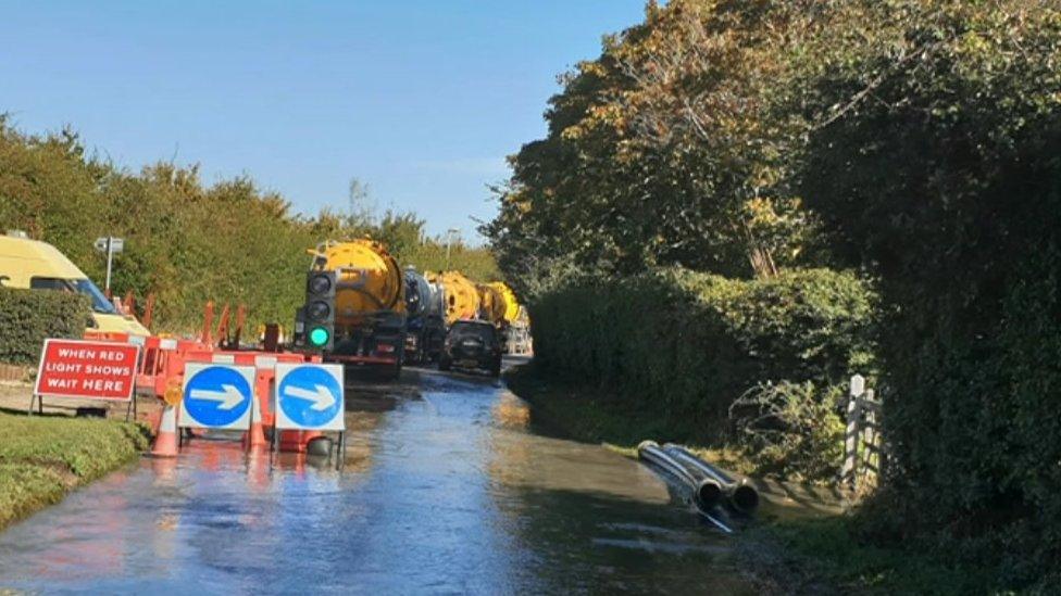 Posbrook Lane in Titchfield