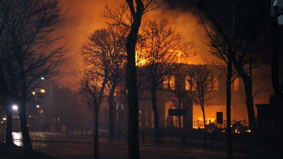 Lords Tavern fire in Barrow