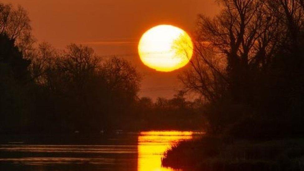 Dawn in Cambridgeshire