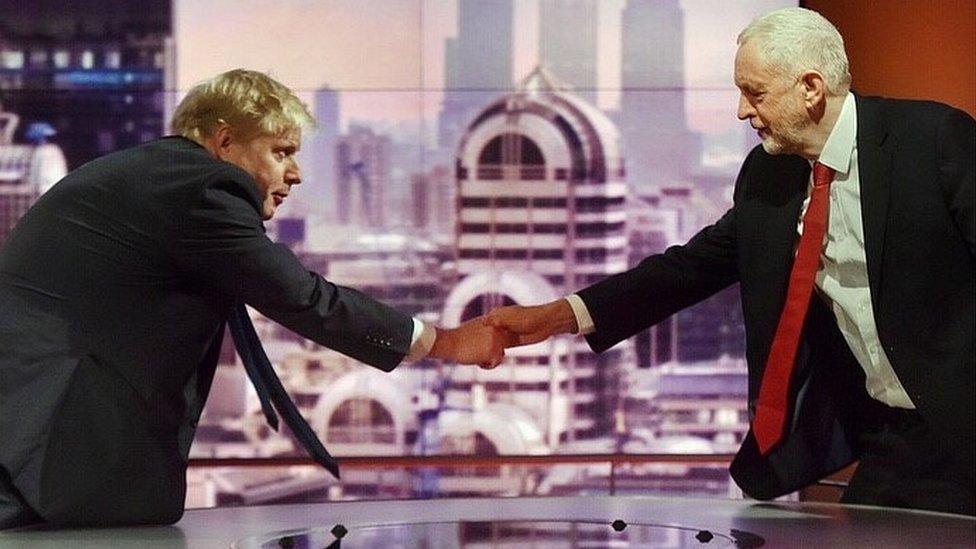 Boris Johnson and Jeremy Corbyn