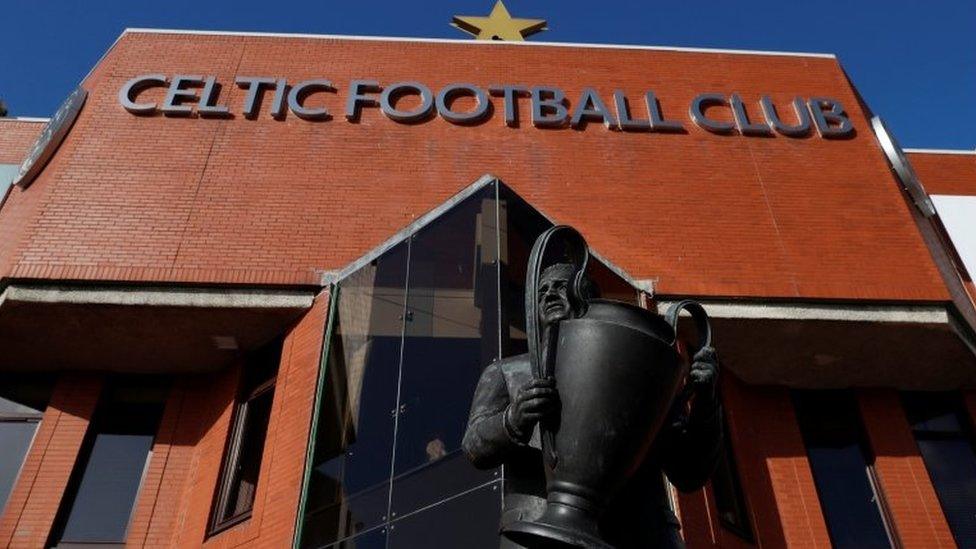 Celtic stadium entrance