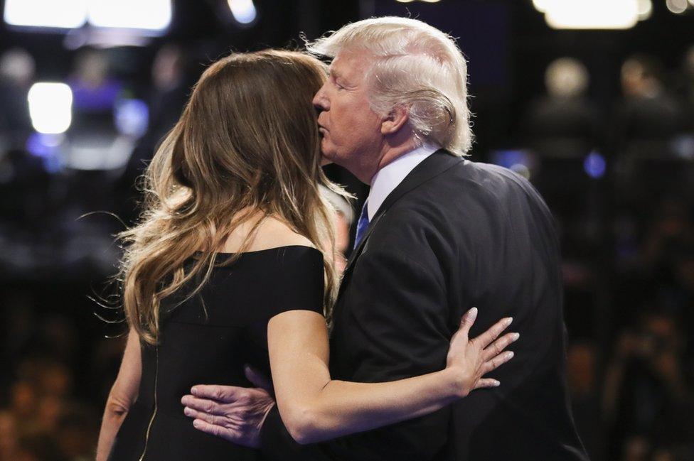 Donald and Melania Trump