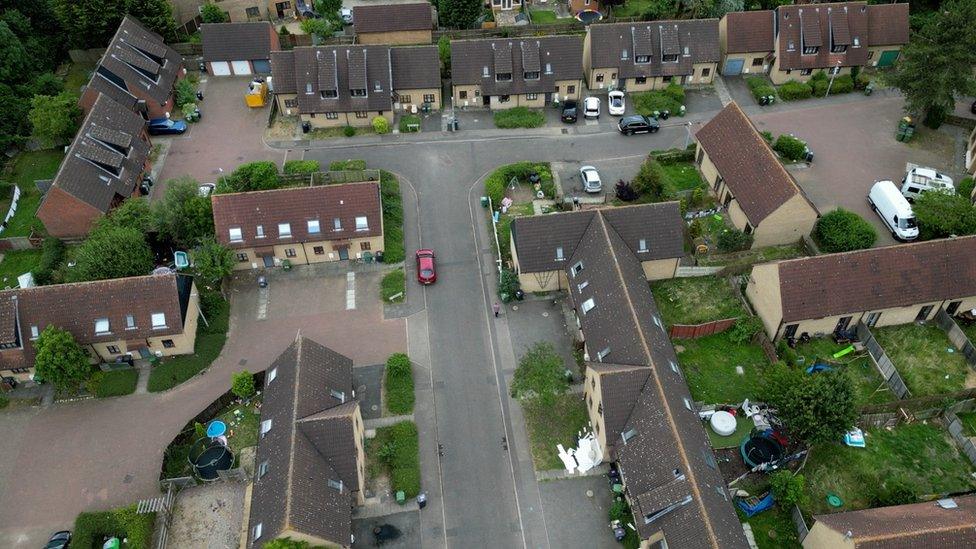 Aerial view of St Michael's Gate