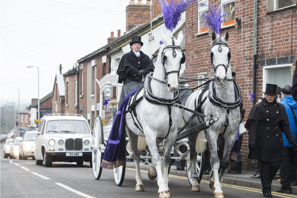 The funeral for teenager Kayleigh Haywood