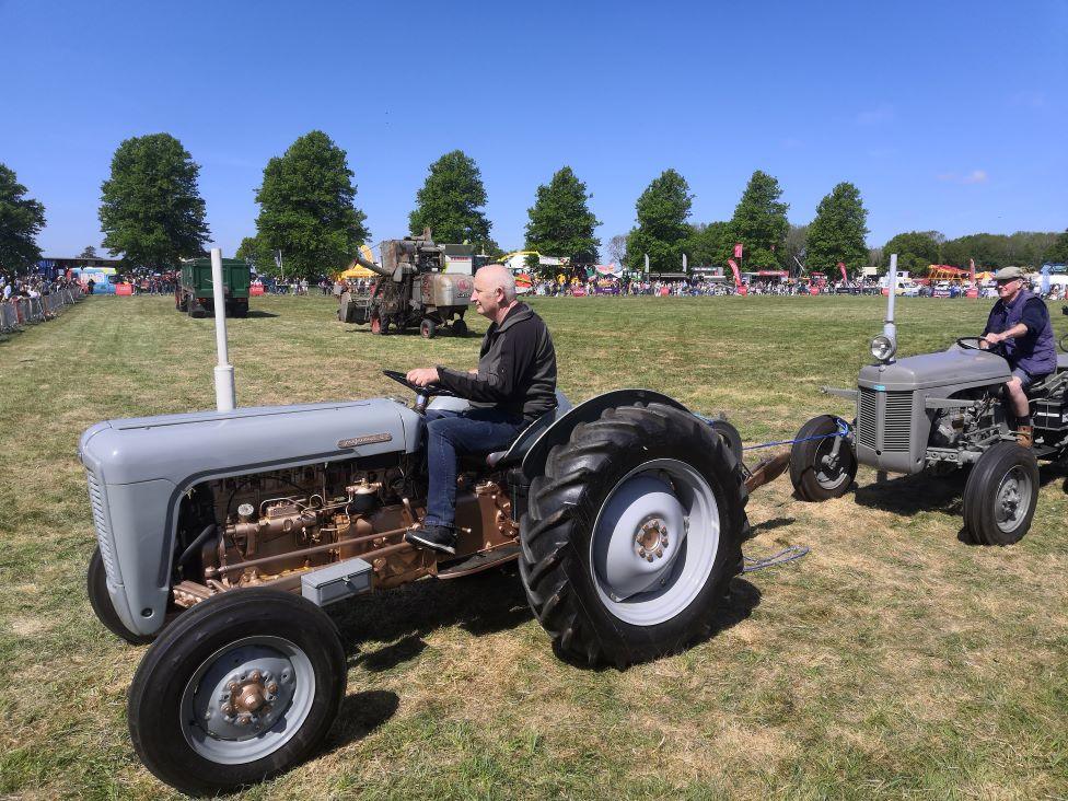 tractors at south Suffolk show