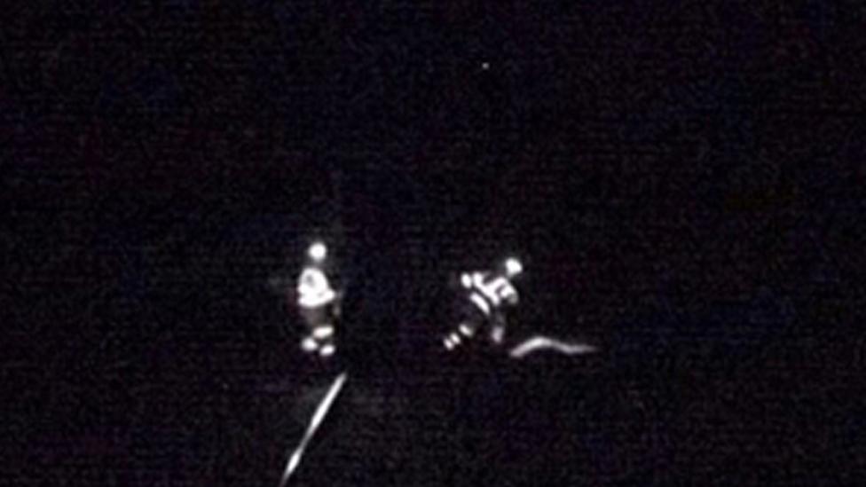 Track workers near Sundon, Bedfordshire