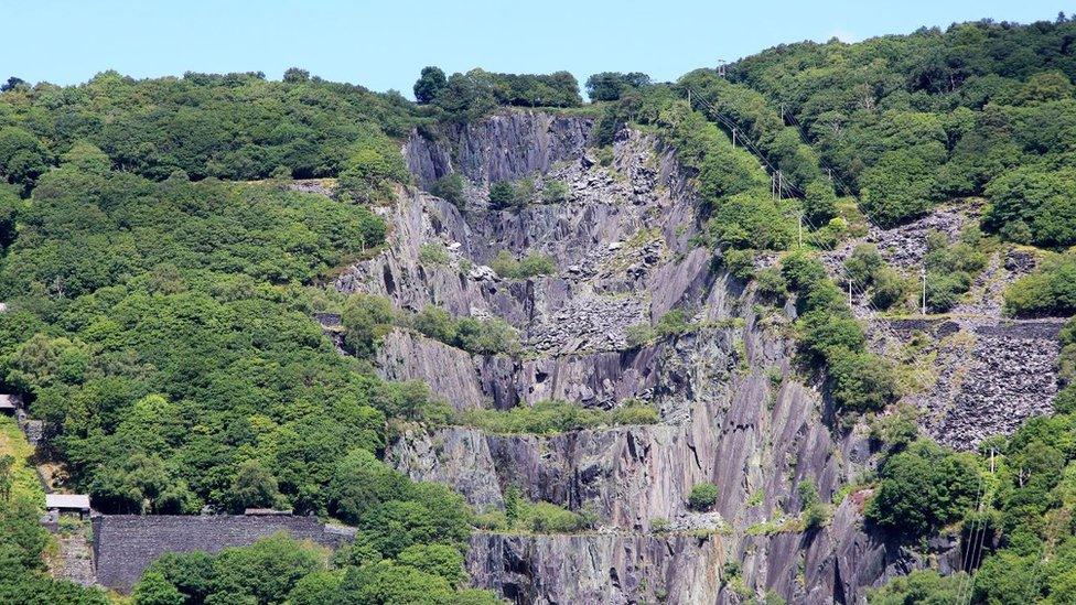 Slate in north Wales