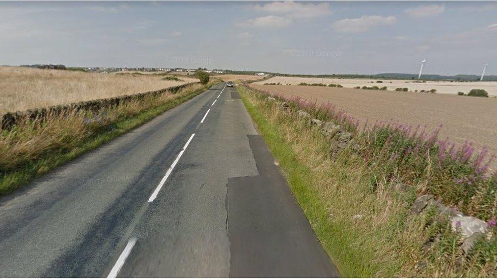 Unclassified road near Crook, County Durham