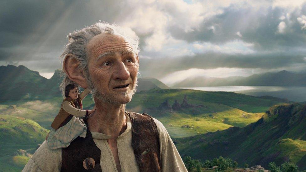 A still from The BFG