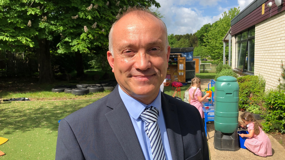 Daryl Jones, headteacher, Hardwick Primary School