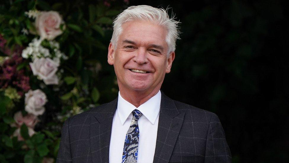 Philip Schofield at the wedding