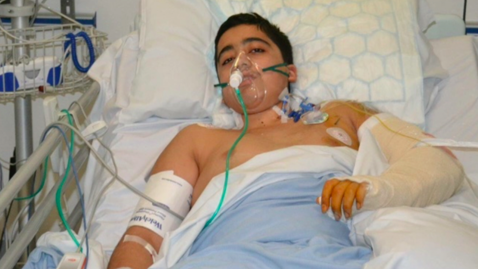 Ahmad Nawaz in hospital