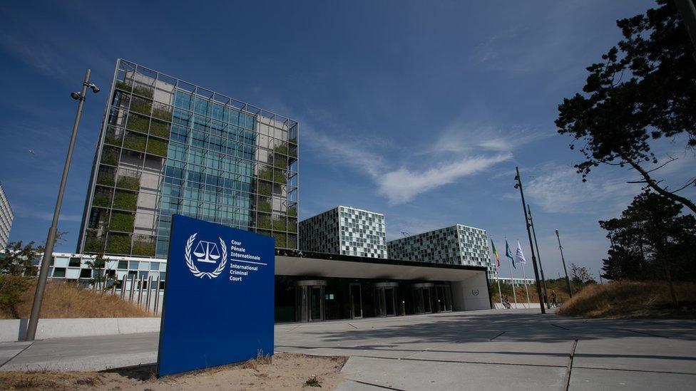 View of the International Criminal Court at The Hague (20 July 2018)