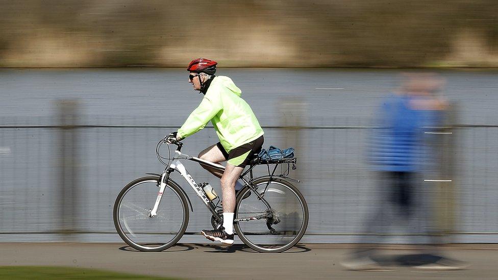 Man on bike