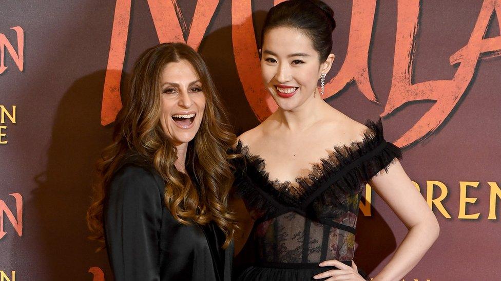 Niki Caro and Yifei Liu