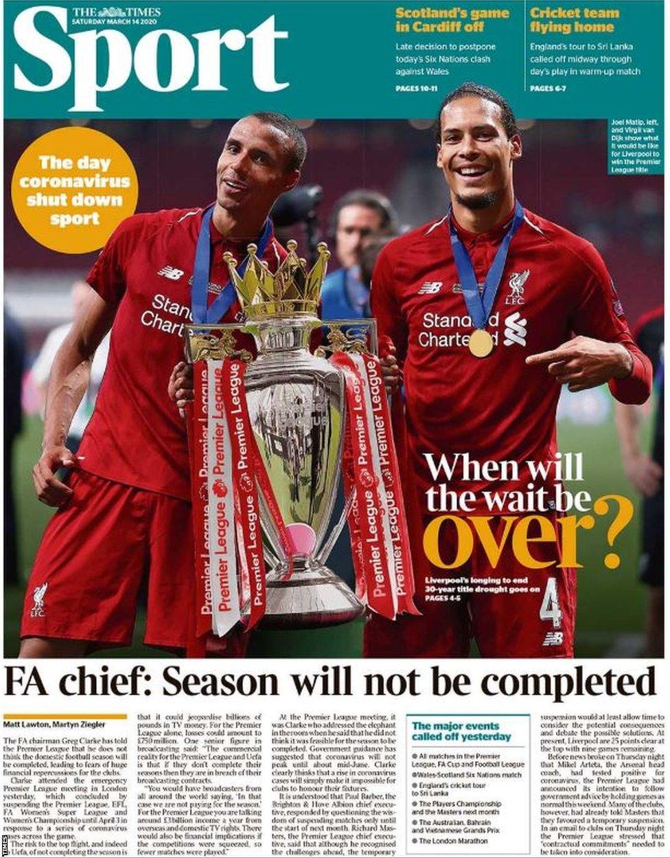 Times back page
