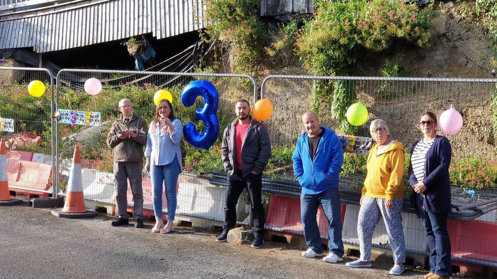 Residents at the party