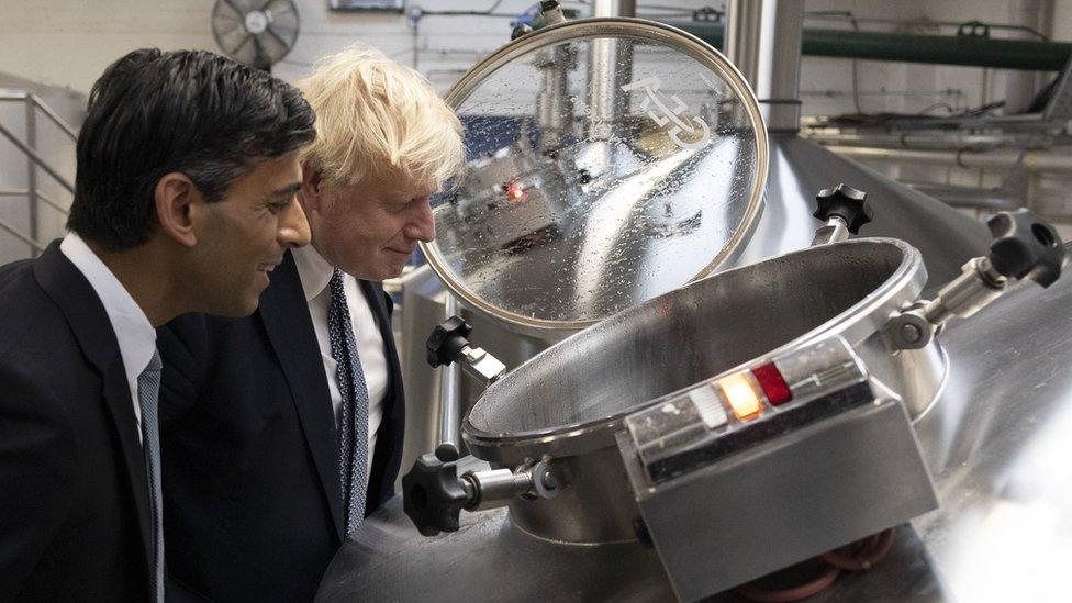 Boris Johnson and Rishi Sunak