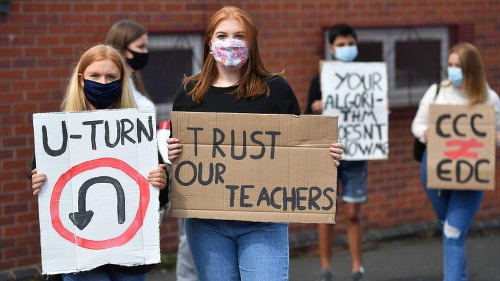 Protest meeting over grades