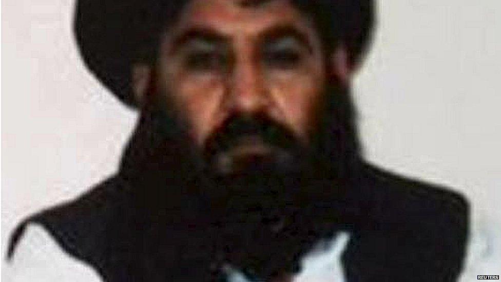 Undated image said to be of new Taliban leader Mullah Akhtar Mansour