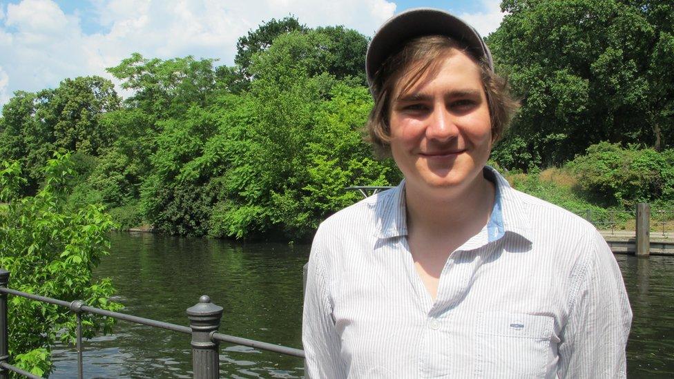 Hendrik Nahr, 24, believes the UK remaining in the EU is important for peace in Europe