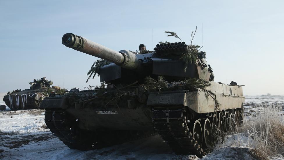 German Leopard tank, 2014 file pic