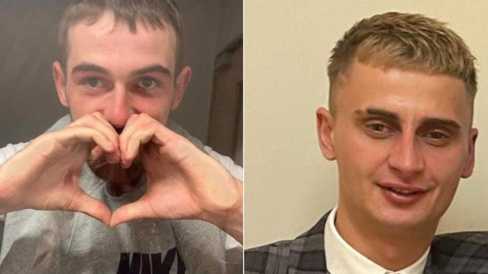 Kane McBride and Adam Wright who died in a motorcycle crash in Hall Road, Hull